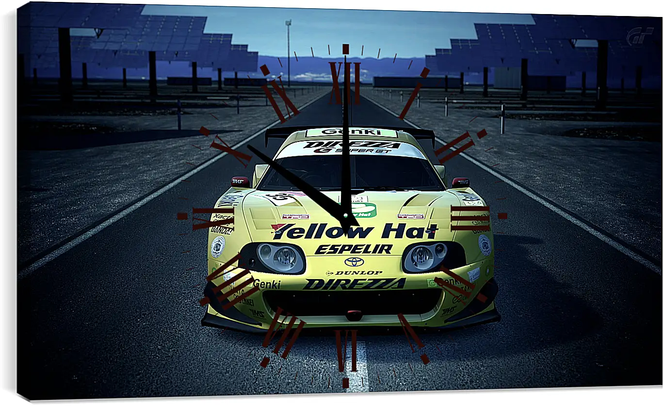Часы картина - Gran Turismo 6
