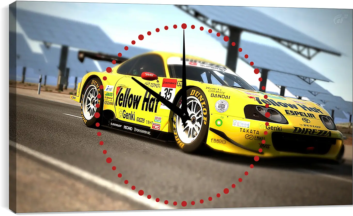 Часы картина - Gran Turismo 6
