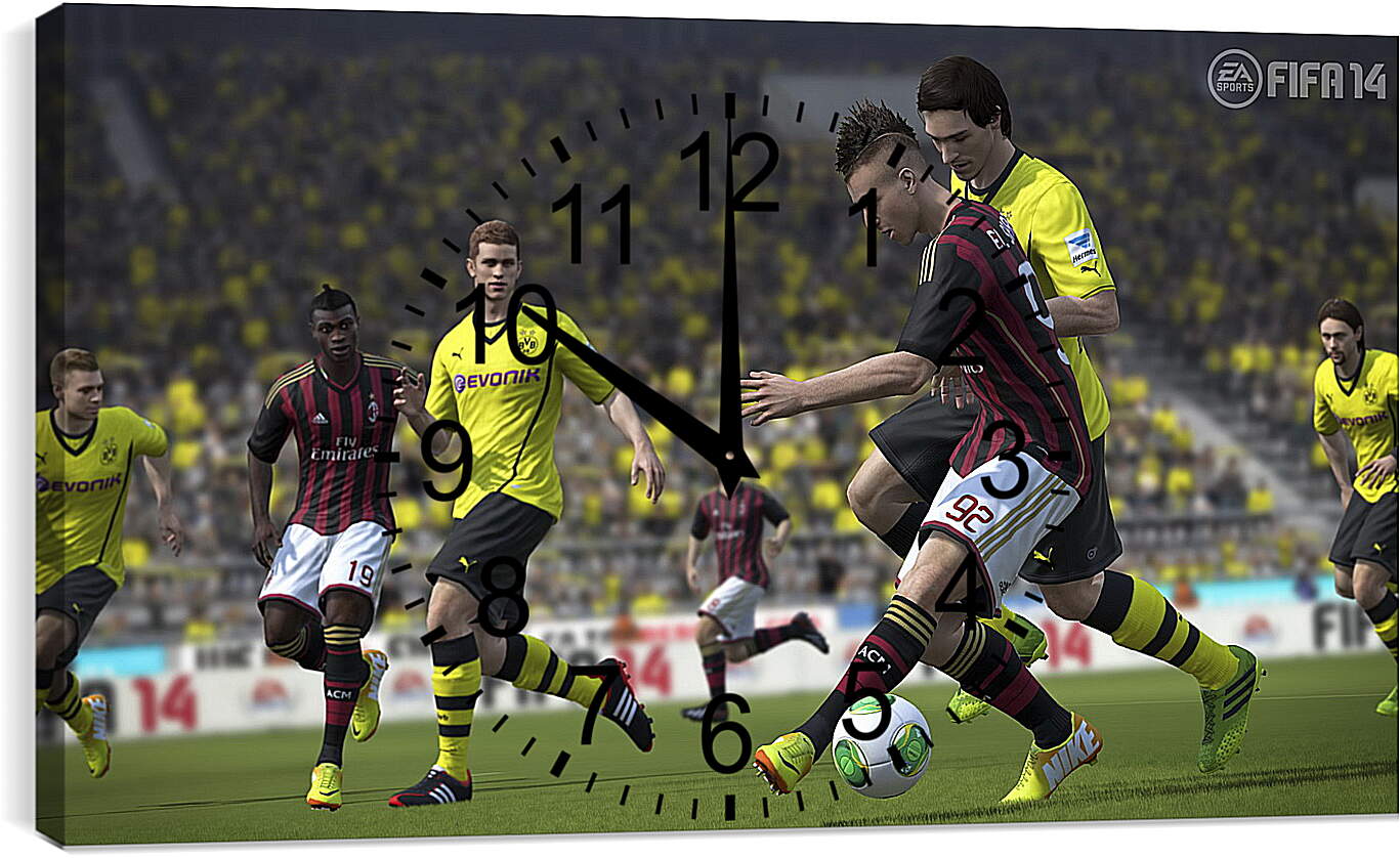 Часы картина - FIFA 14
