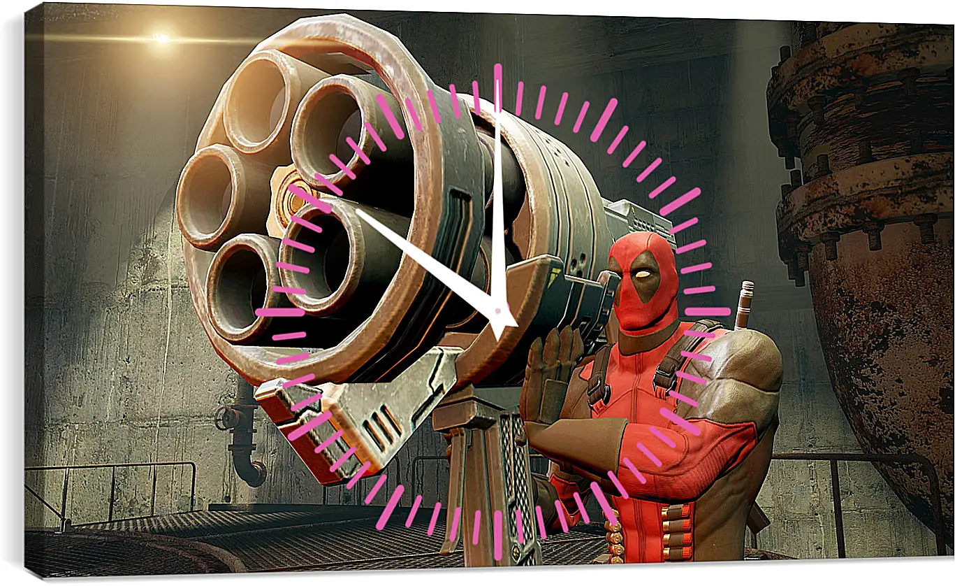 Часы картина - Deadpool
