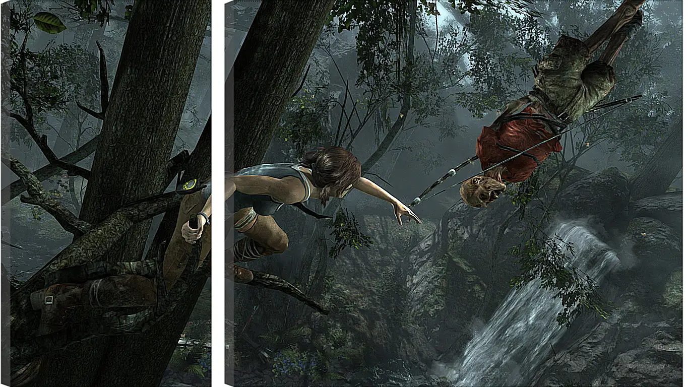 Модульная картина - Tomb Raider