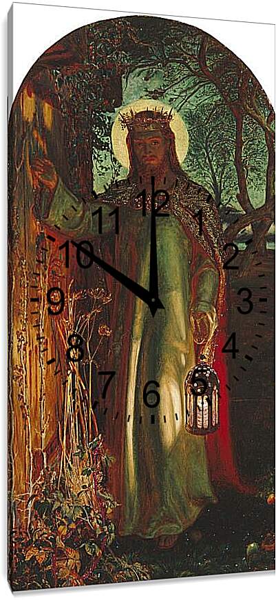 Часы картина - Светоч мира. Уильям Холман Хант