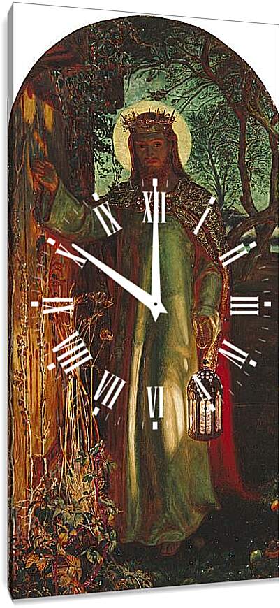 Часы картина - Светоч мира. Уильям Холман Хант