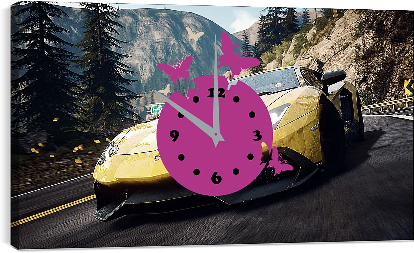 Часы картина - Need For Speed: Rivals

