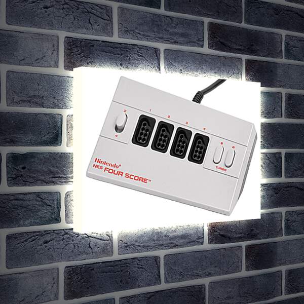 Лайтбокс световая панель - NES Four Score
