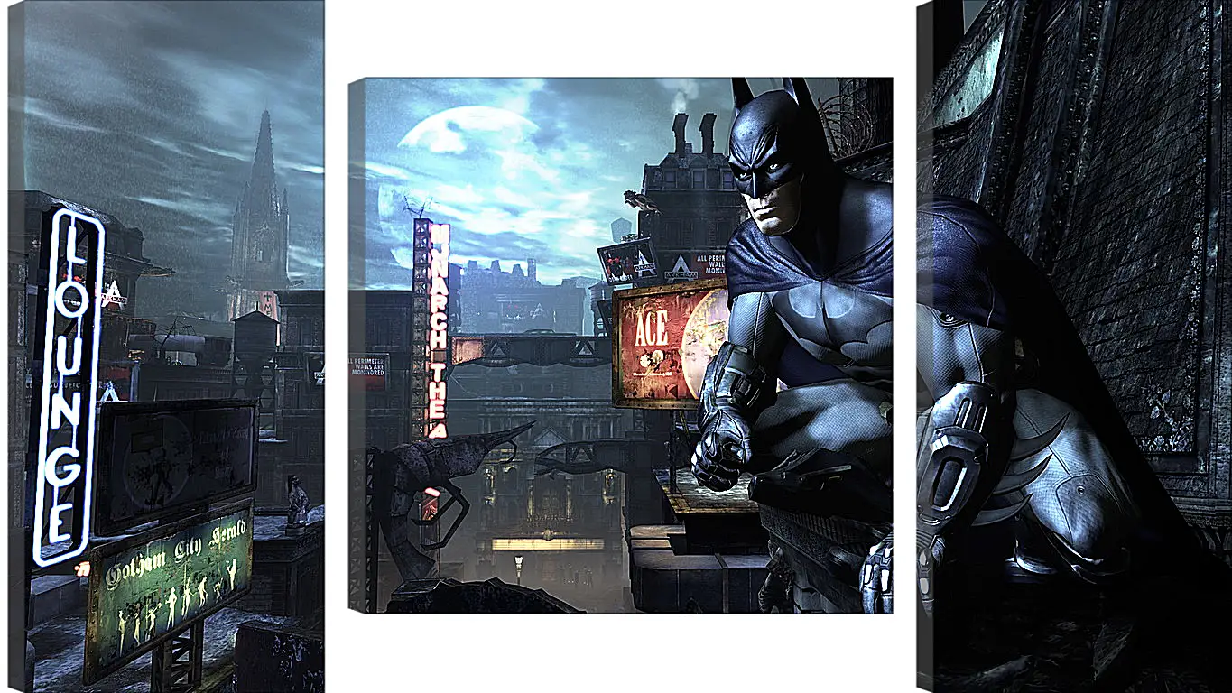 Модульная картина - Batman: Arkham City