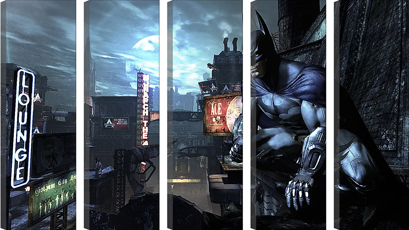 Модульная картина - Batman: Arkham City