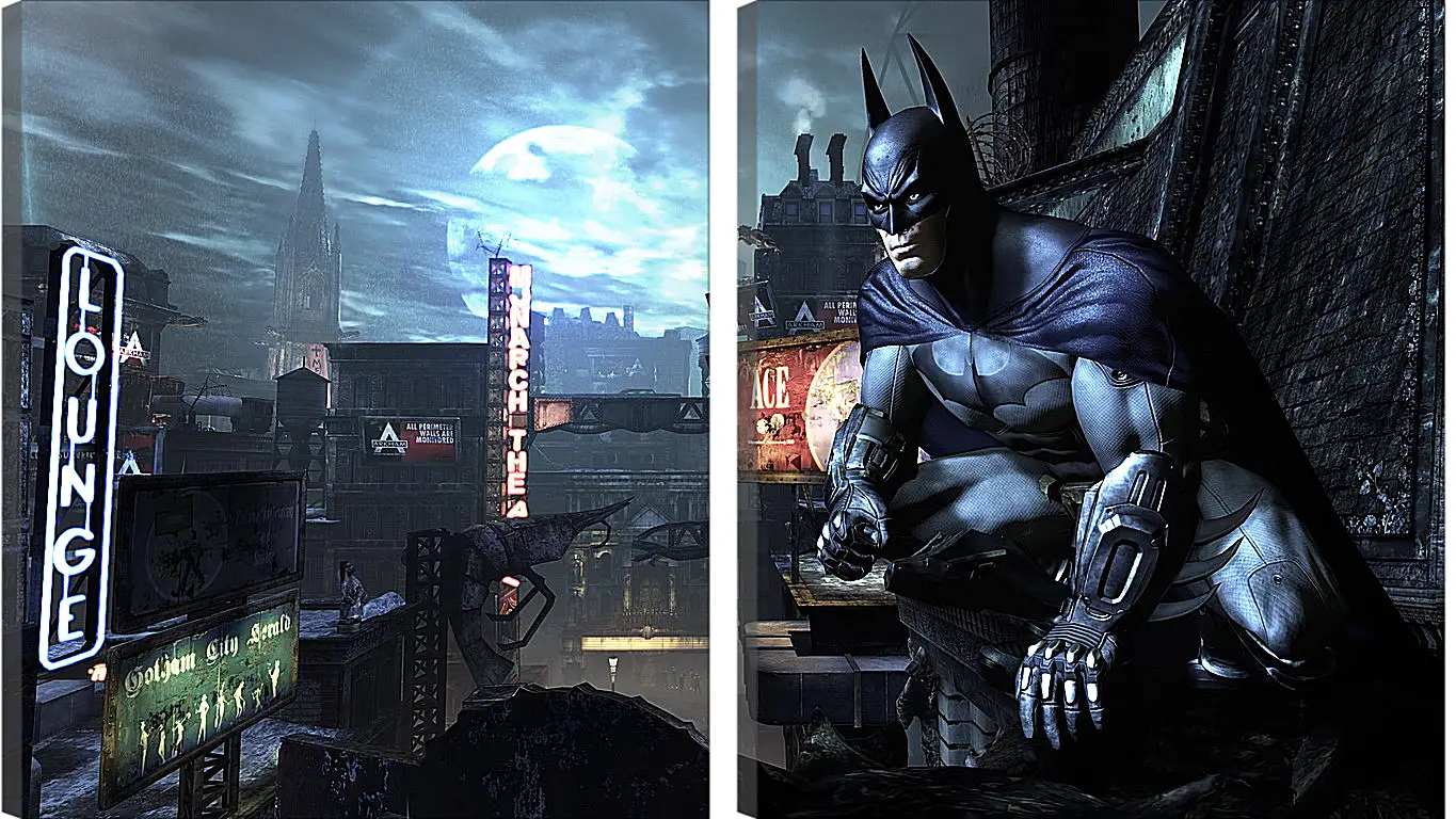 Модульная картина - Batman: Arkham City