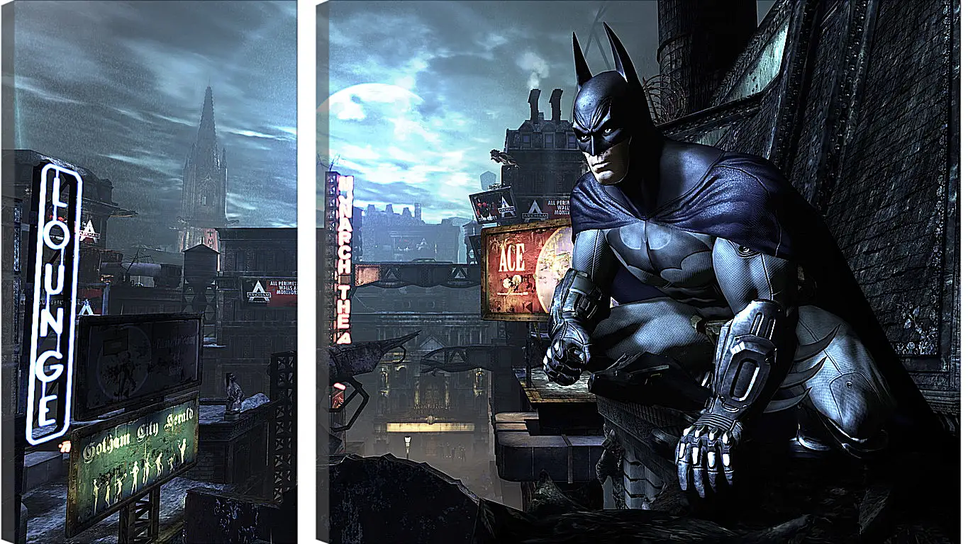 Модульная картина - Batman: Arkham City