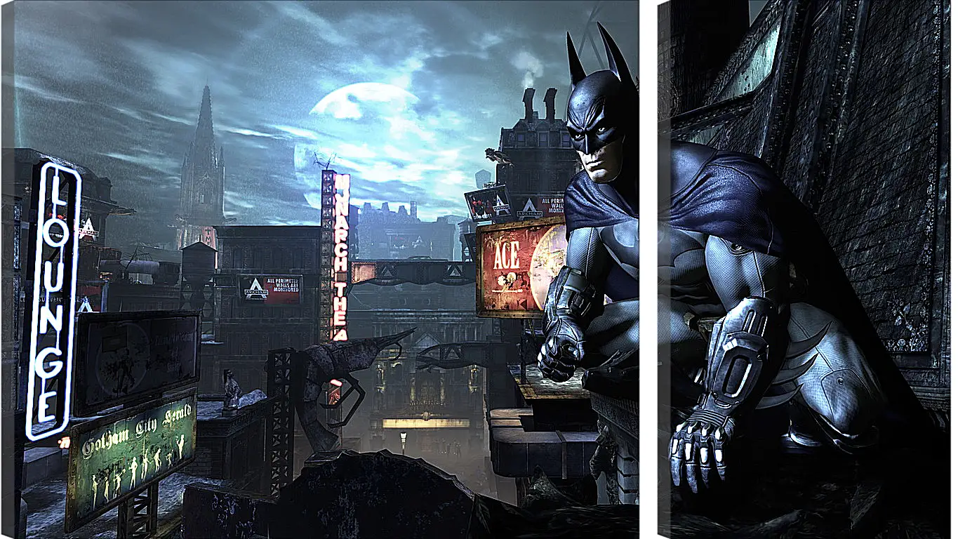 Модульная картина - Batman: Arkham City