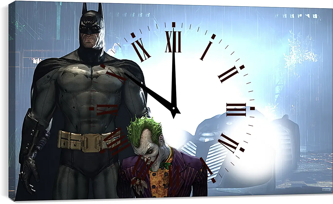 Часы картина - Batman: Arkham Asylum