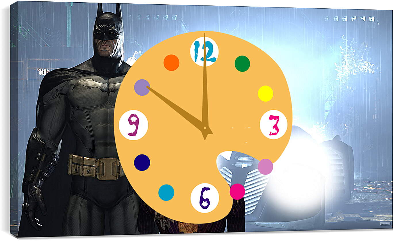 Часы картина - Batman: Arkham Asylum