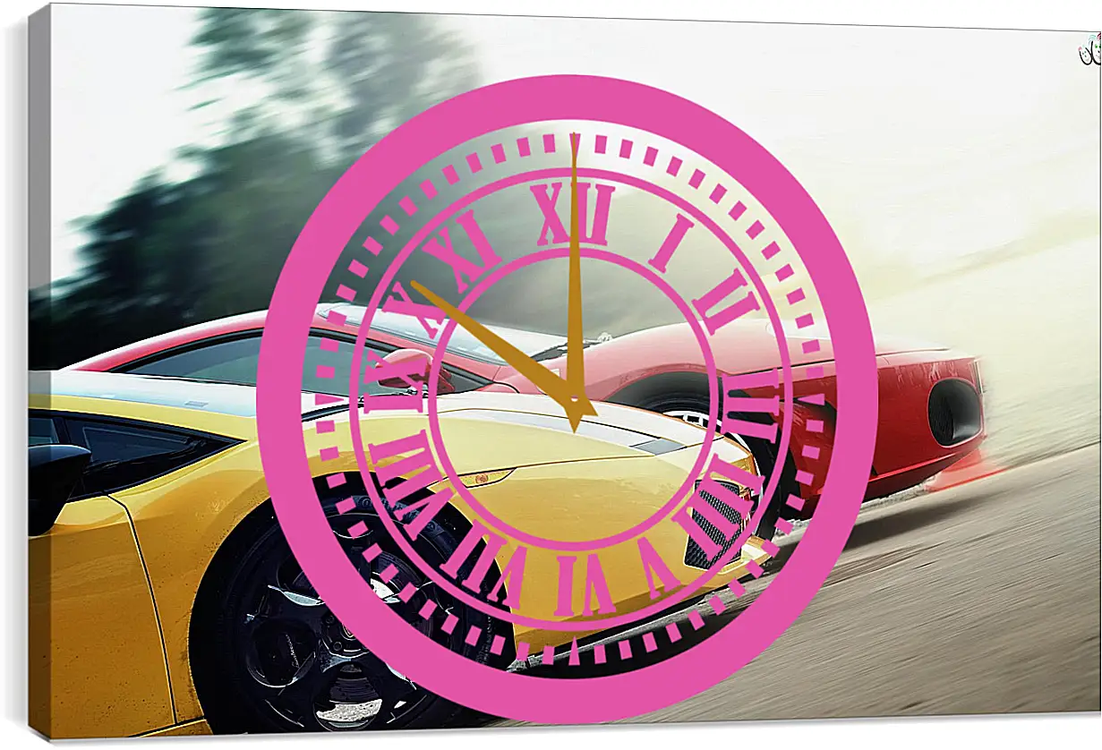 Часы картина - Need For Speed: Rivals
