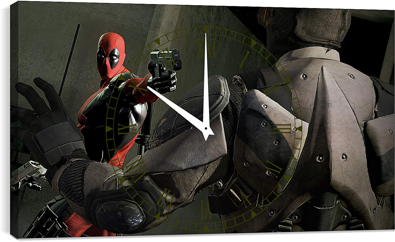 Часы картина - Deadpool
