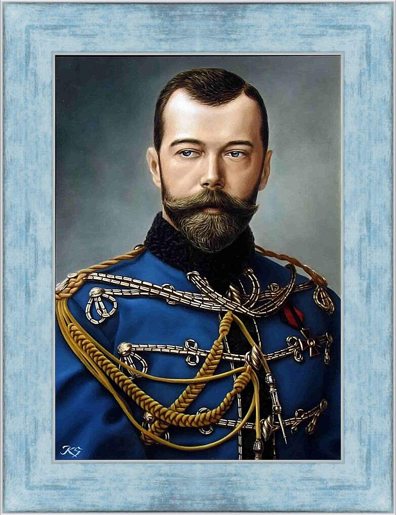 Картина в раме - Николай II