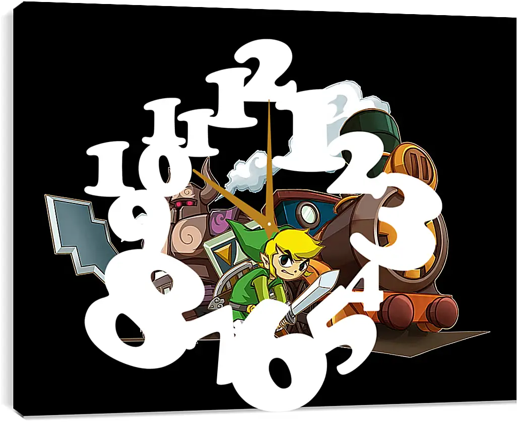 Часы картина - The Legend Of Zelda: Spirit Tracks

