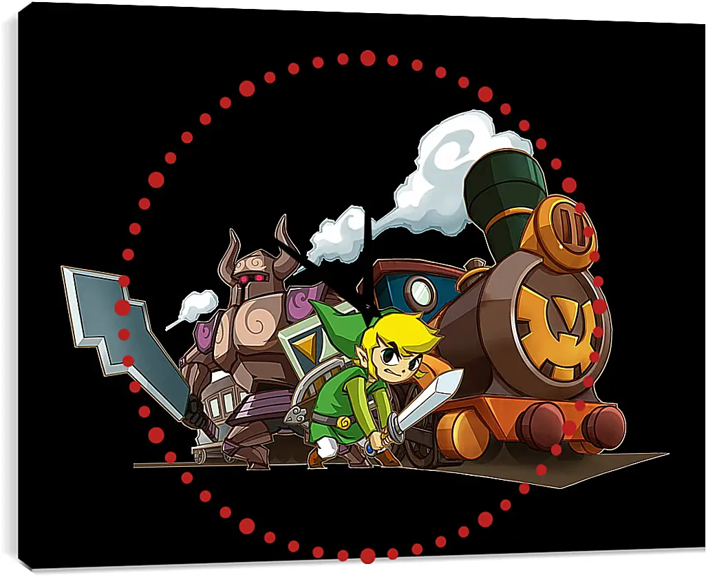 Часы картина - The Legend Of Zelda: Spirit Tracks
