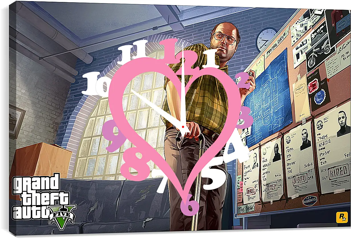Часы картина - Grand Theft Auto V