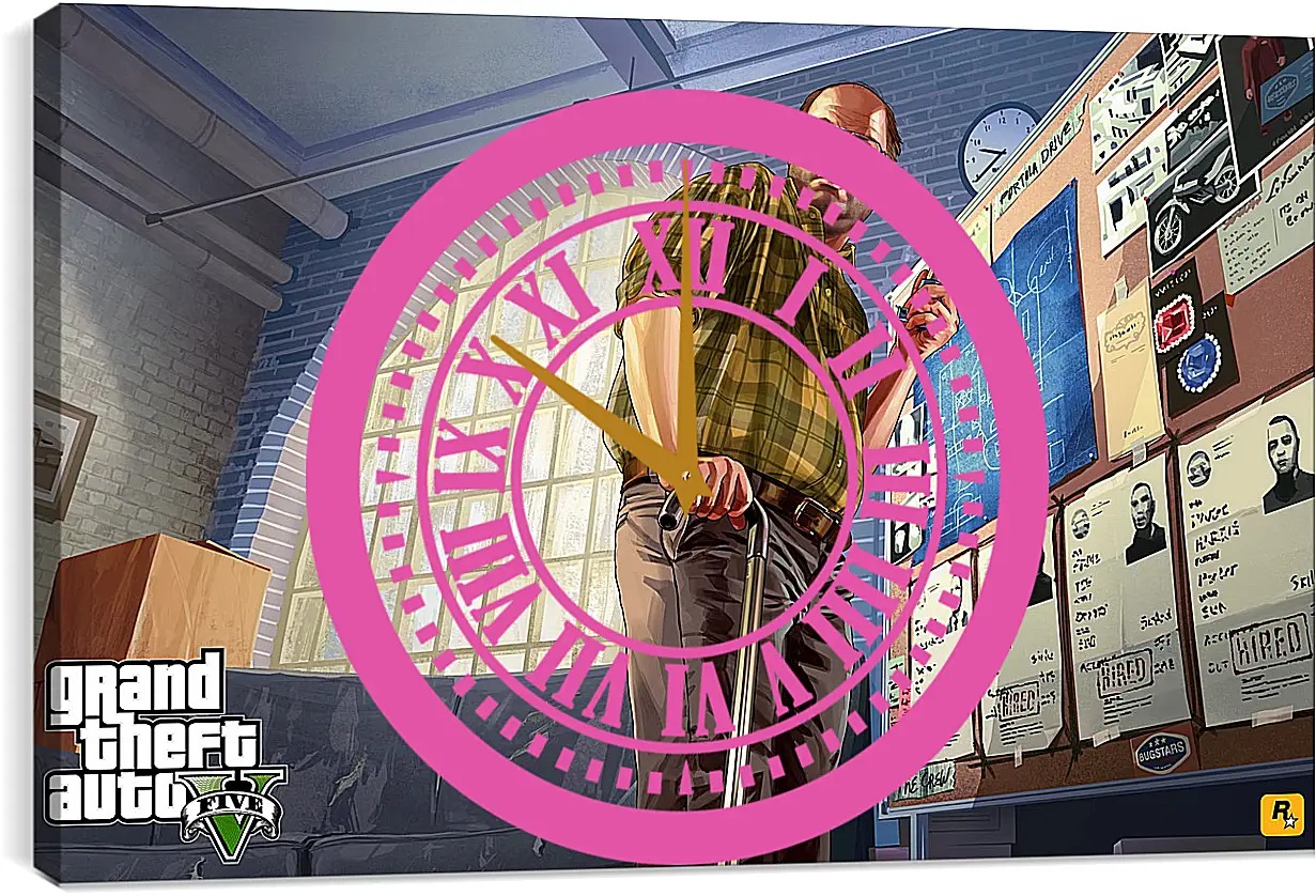 Часы картина - Grand Theft Auto V