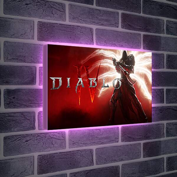 Лайтбокс световая панель - Diablo IV