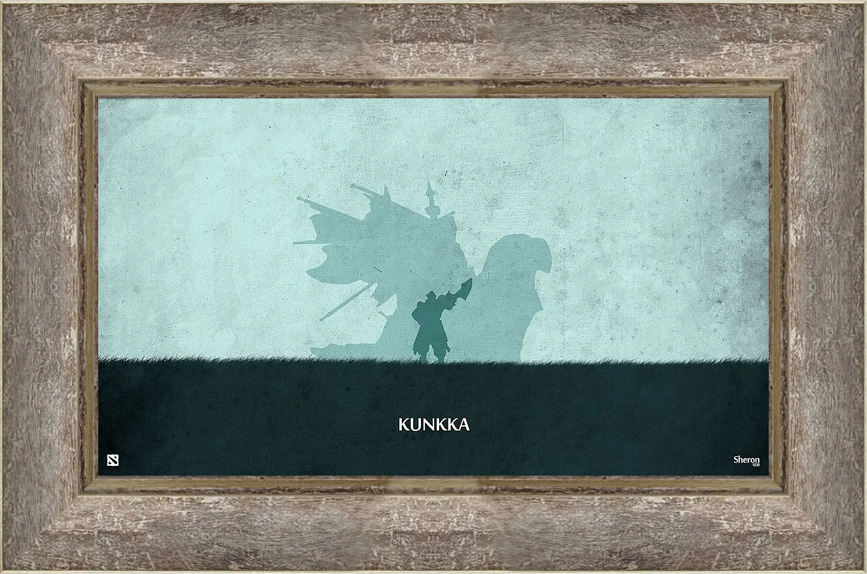 Картина в раме - DotA 2