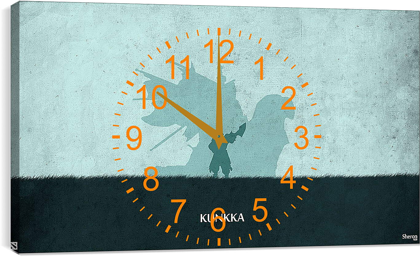 Часы картина - DotA 2