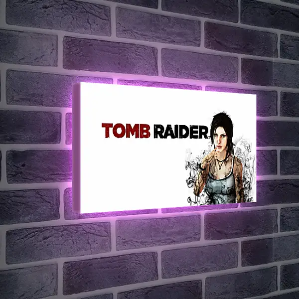 Лайтбокс световая панель - Tomb Raider