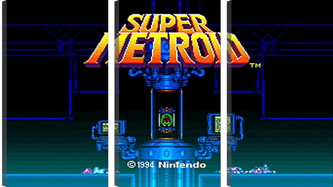 Модульная картина - Super Metroid
