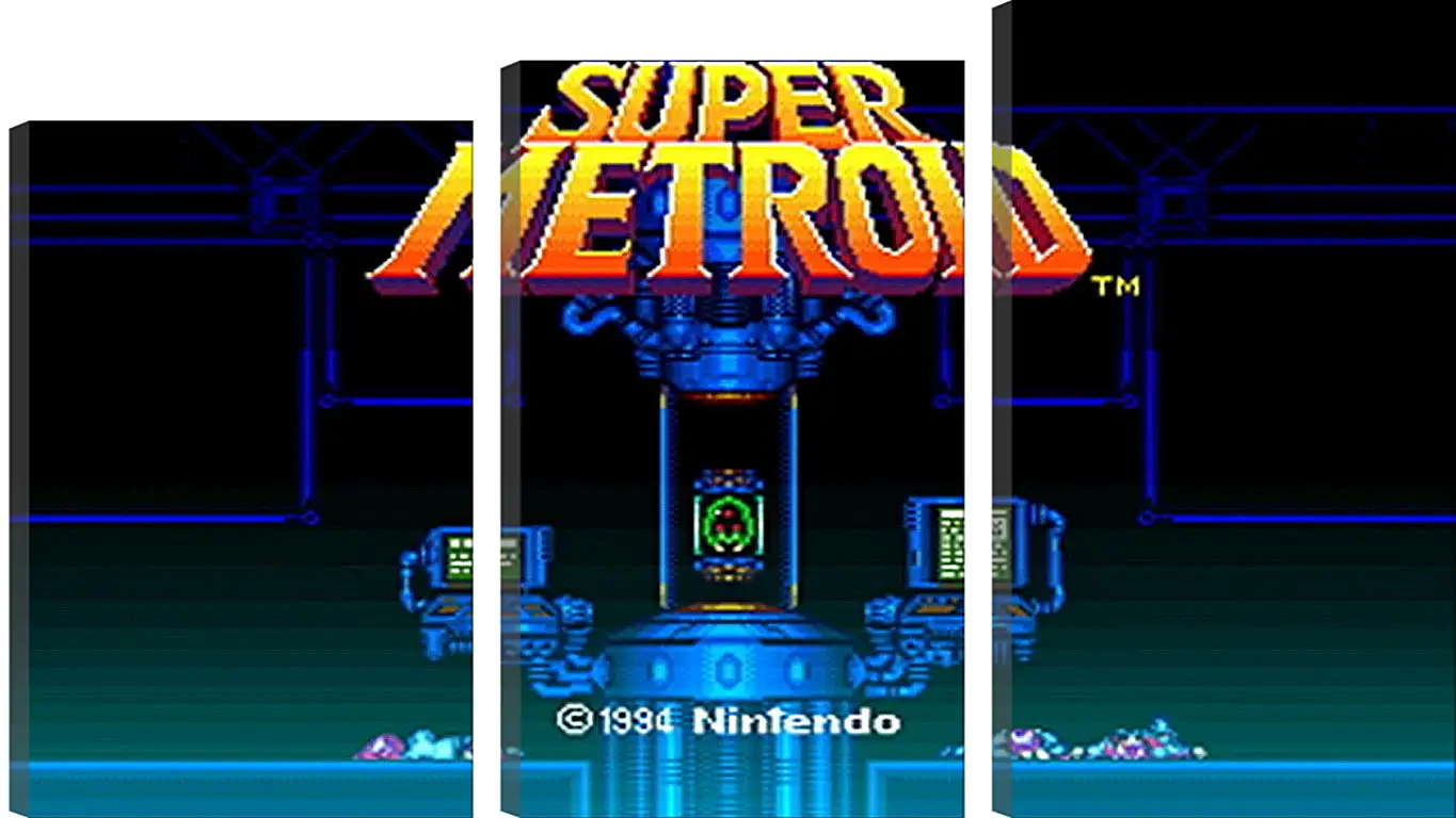 Модульная картина - Super Metroid
