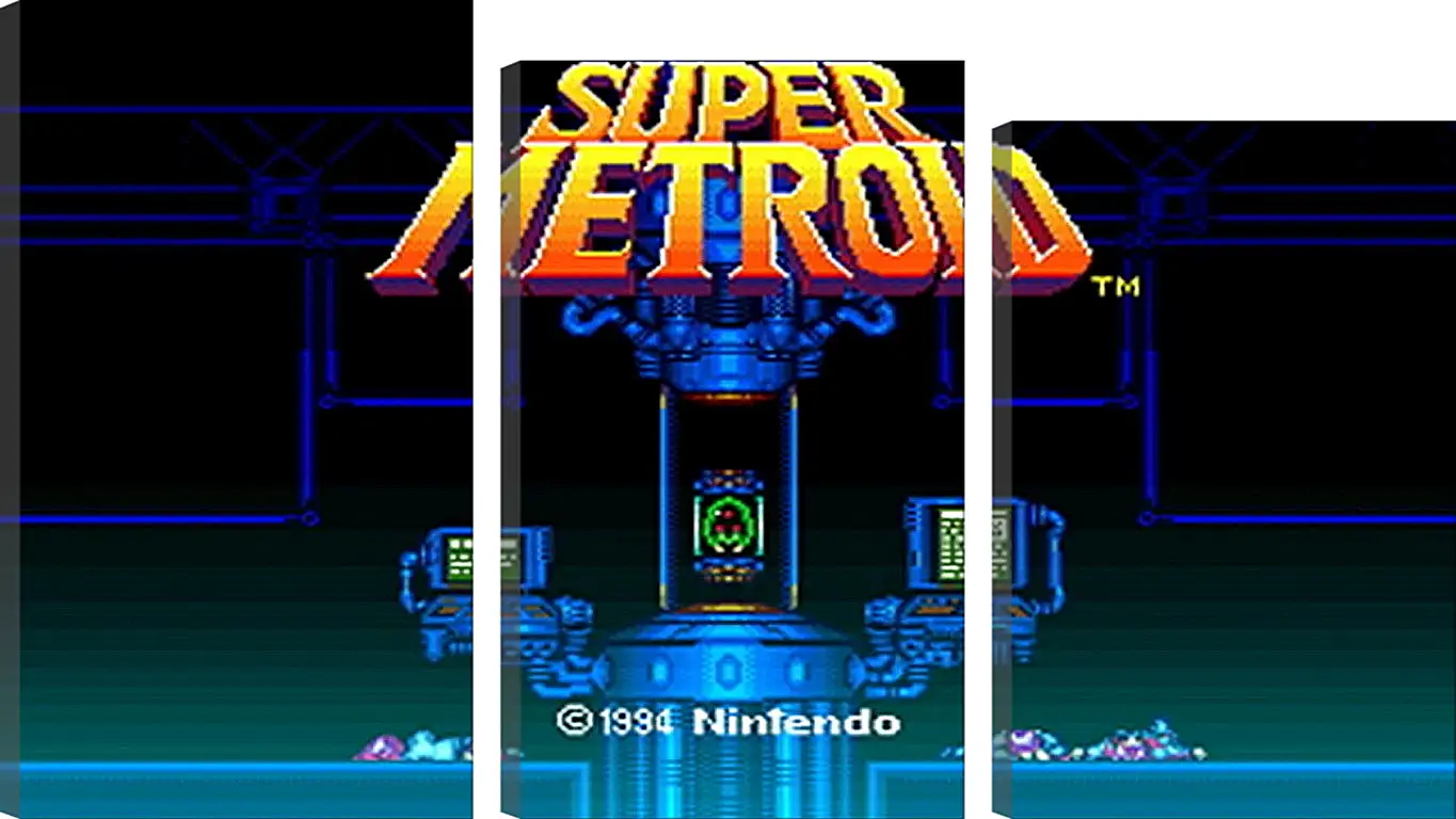 Модульная картина - Super Metroid
