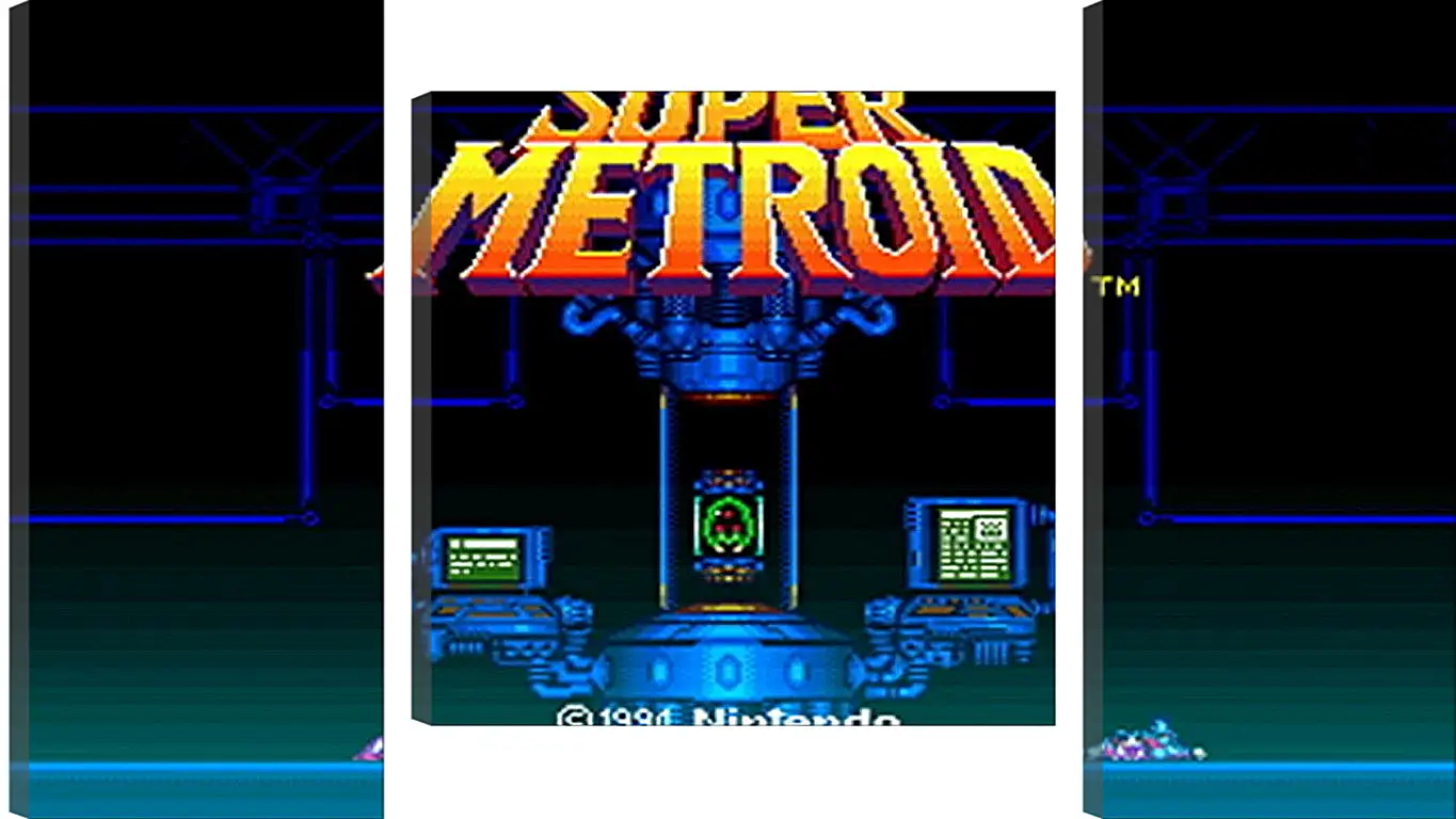 Модульная картина - Super Metroid
