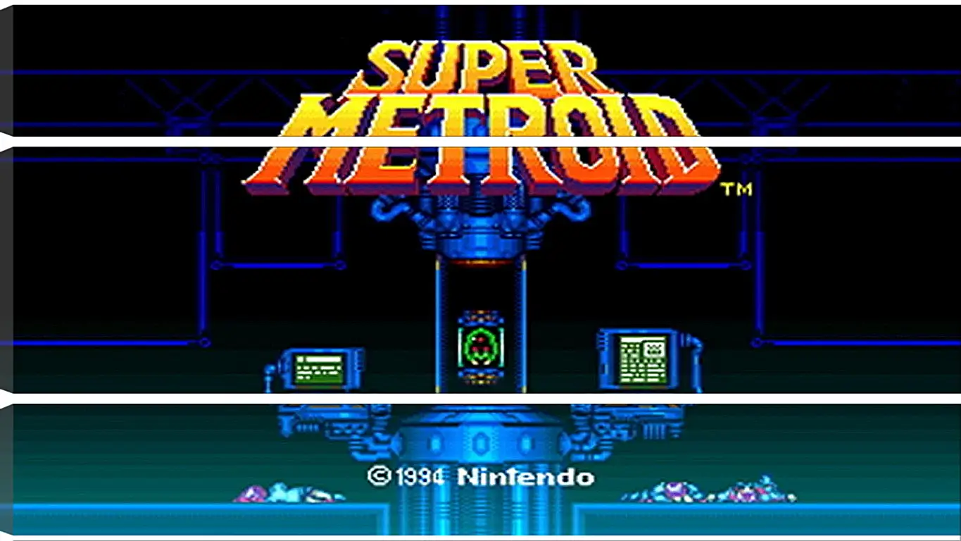 Модульная картина - Super Metroid
