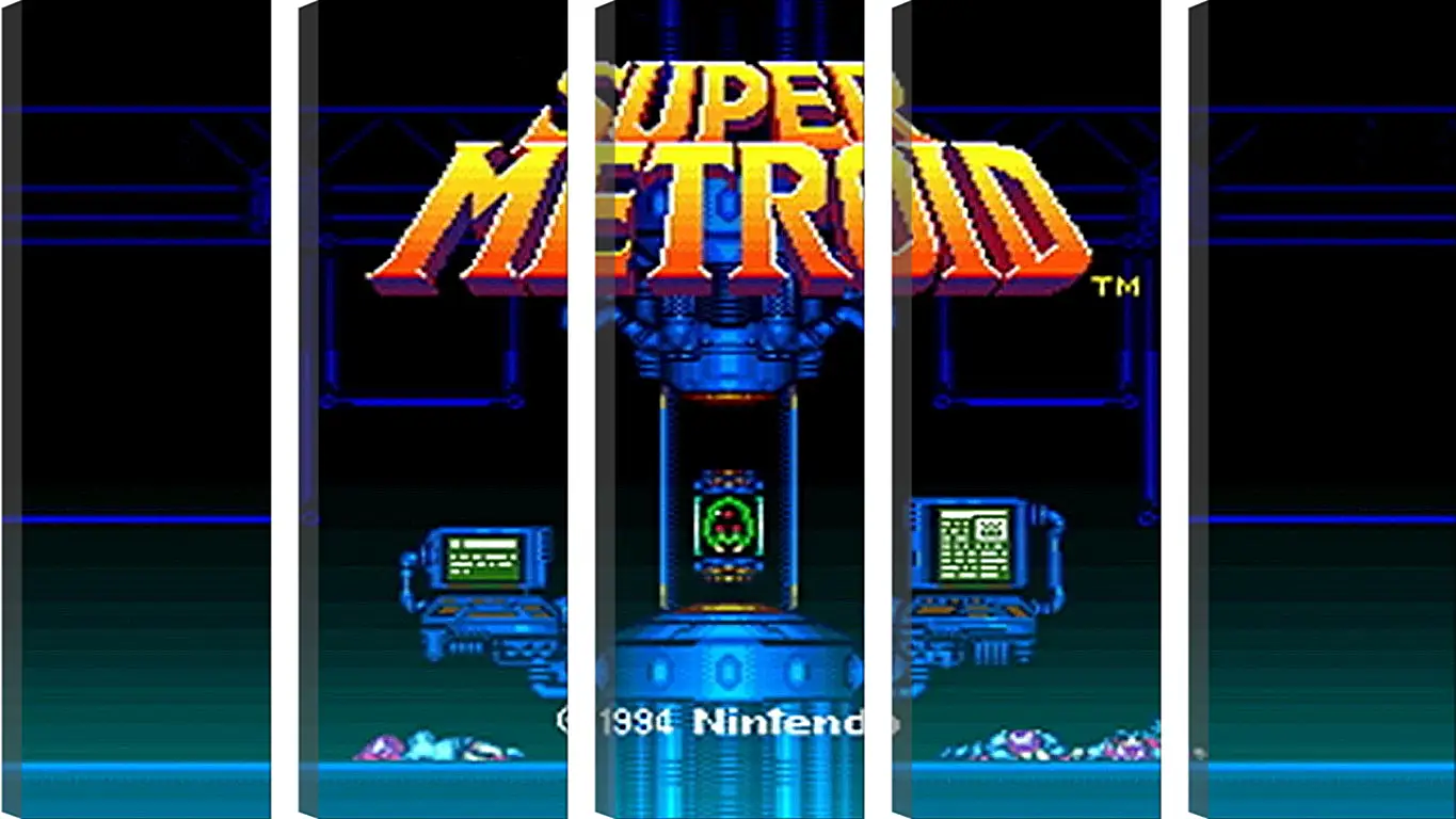 Модульная картина - Super Metroid
