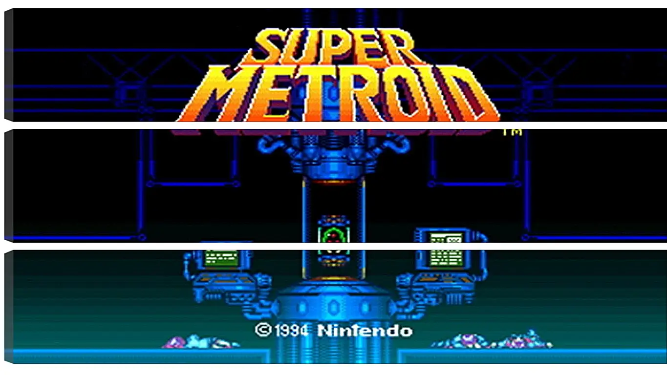 Модульная картина - Super Metroid
