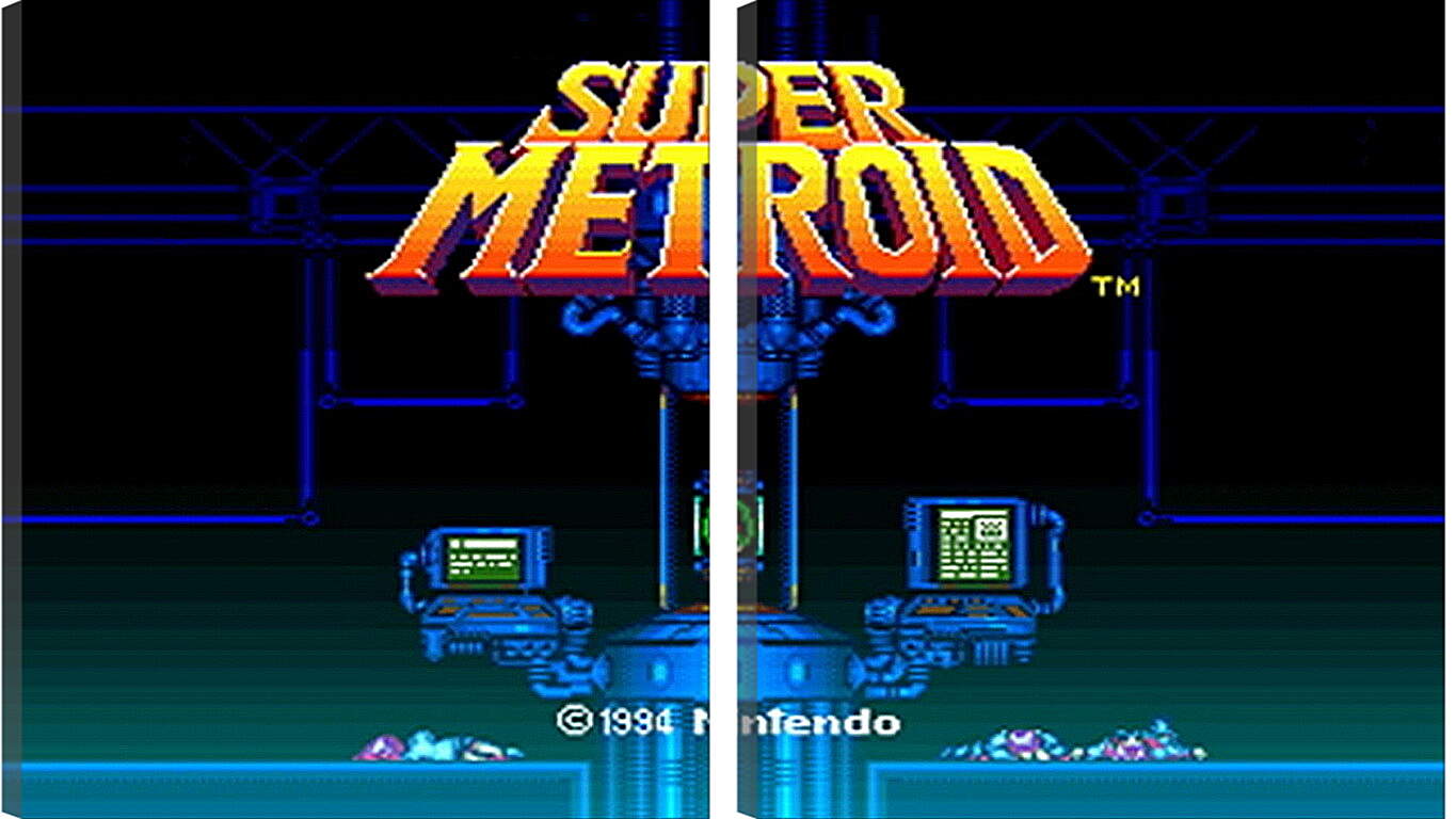 Модульная картина - Super Metroid
