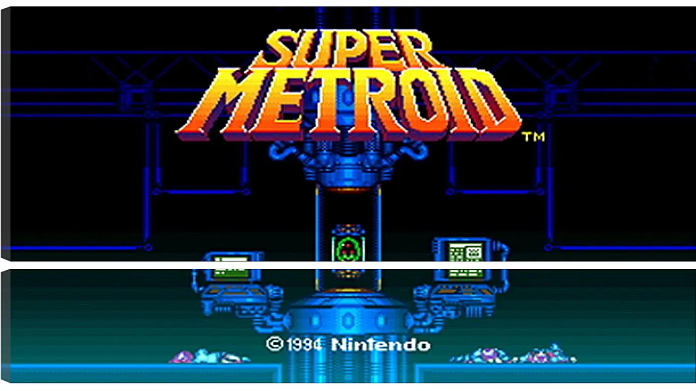 Модульная картина - Super Metroid
