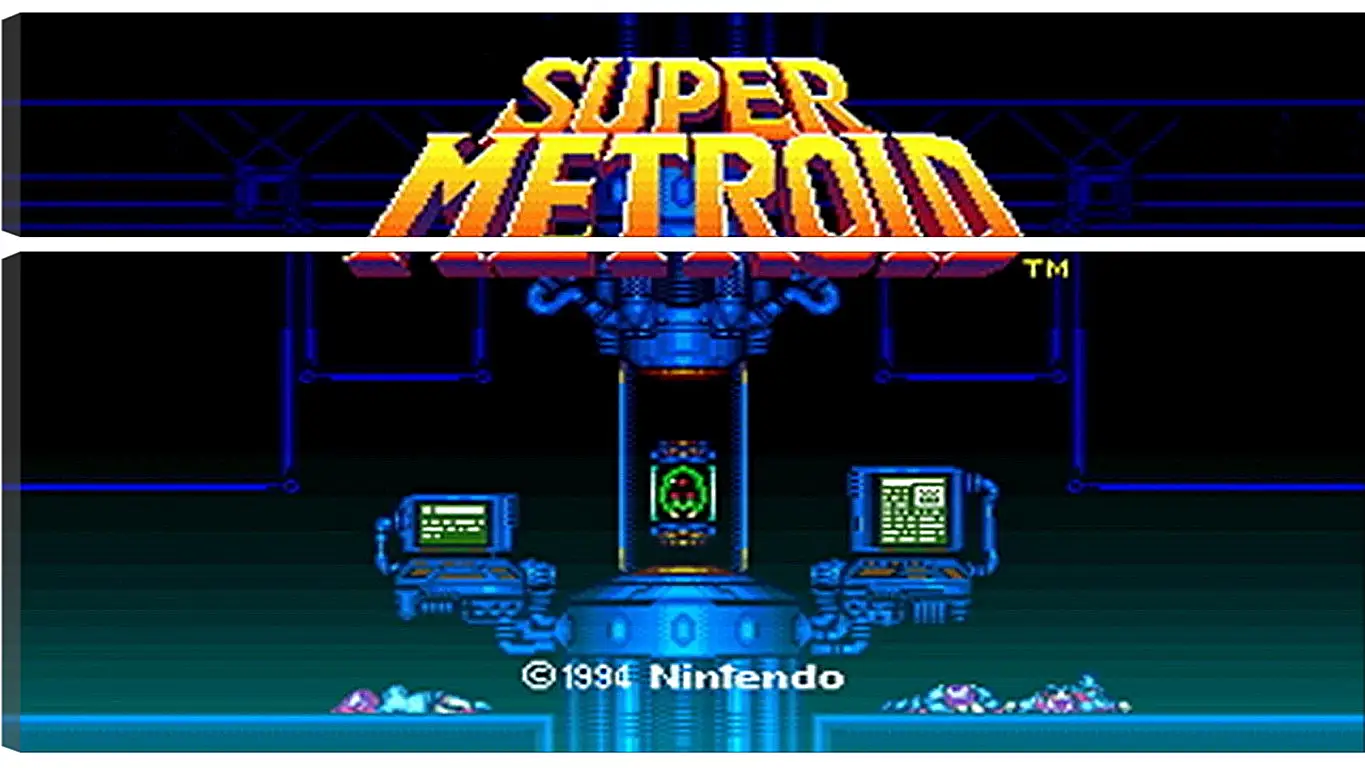 Модульная картина - Super Metroid
