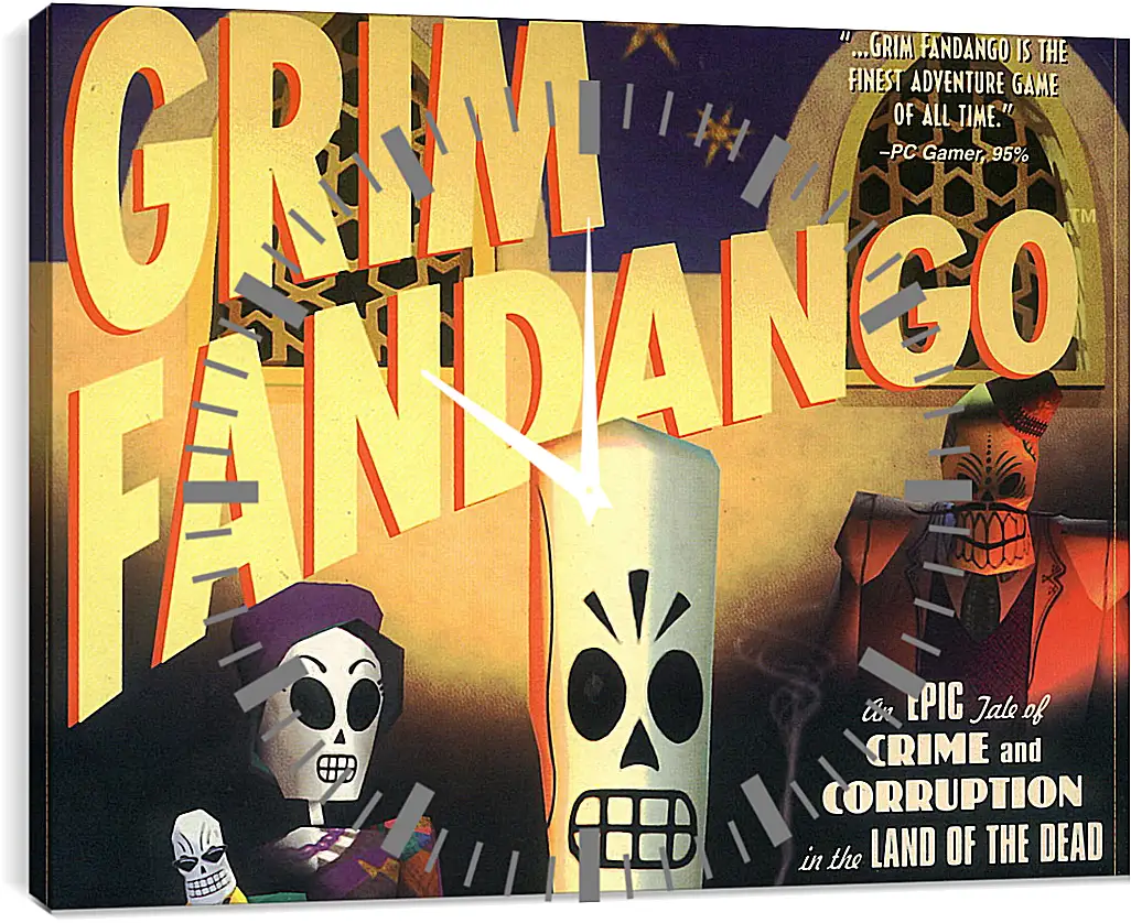 Часы картина - Grim Fandango
