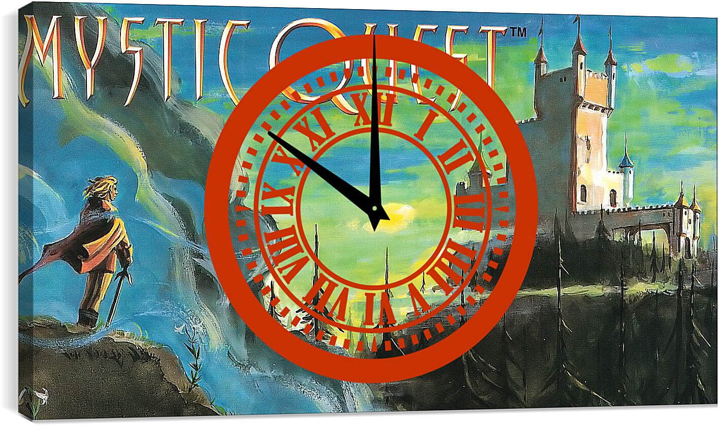 Часы картина - Mystic Quest
