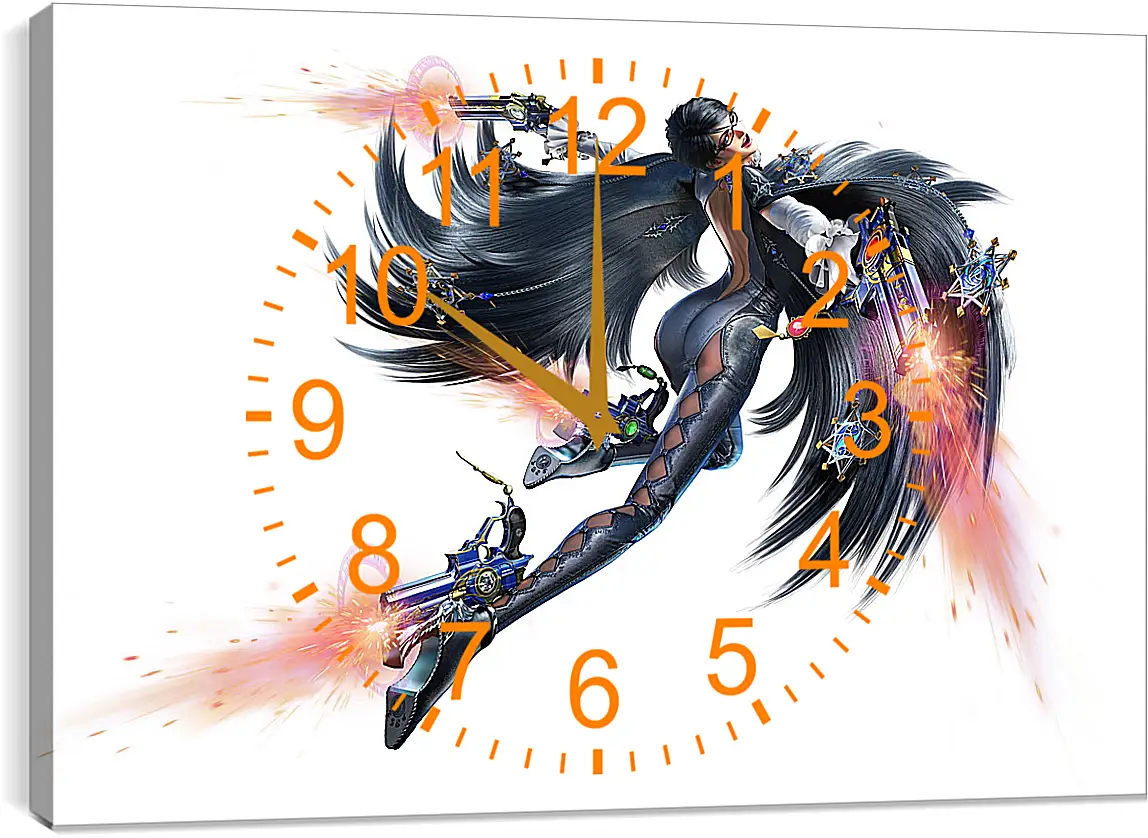 Часы картина - Bayonetta 2
