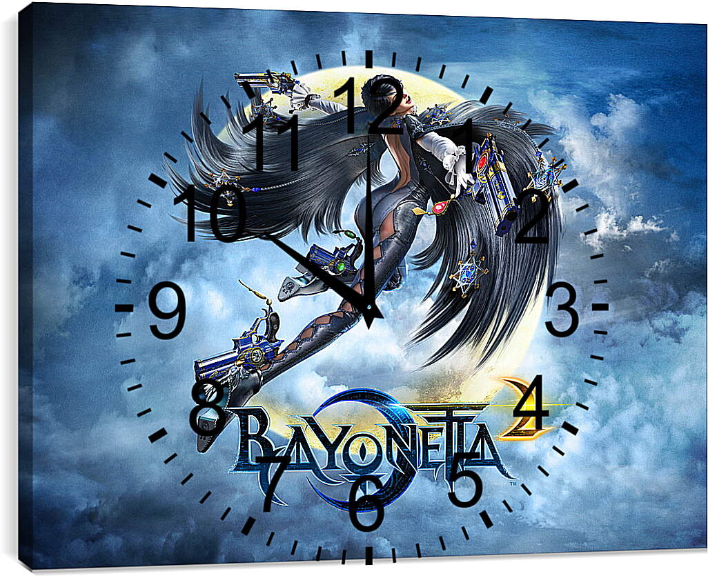 Часы картина - Bayonetta 2
