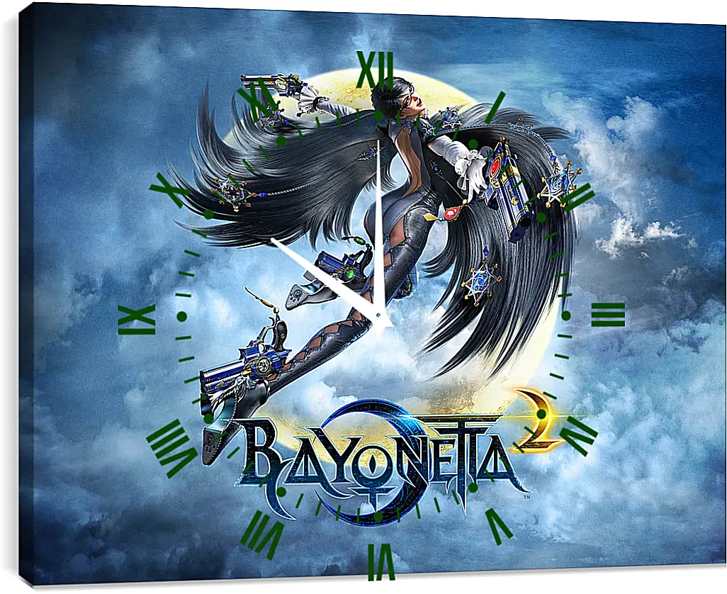 Часы картина - Bayonetta 2
