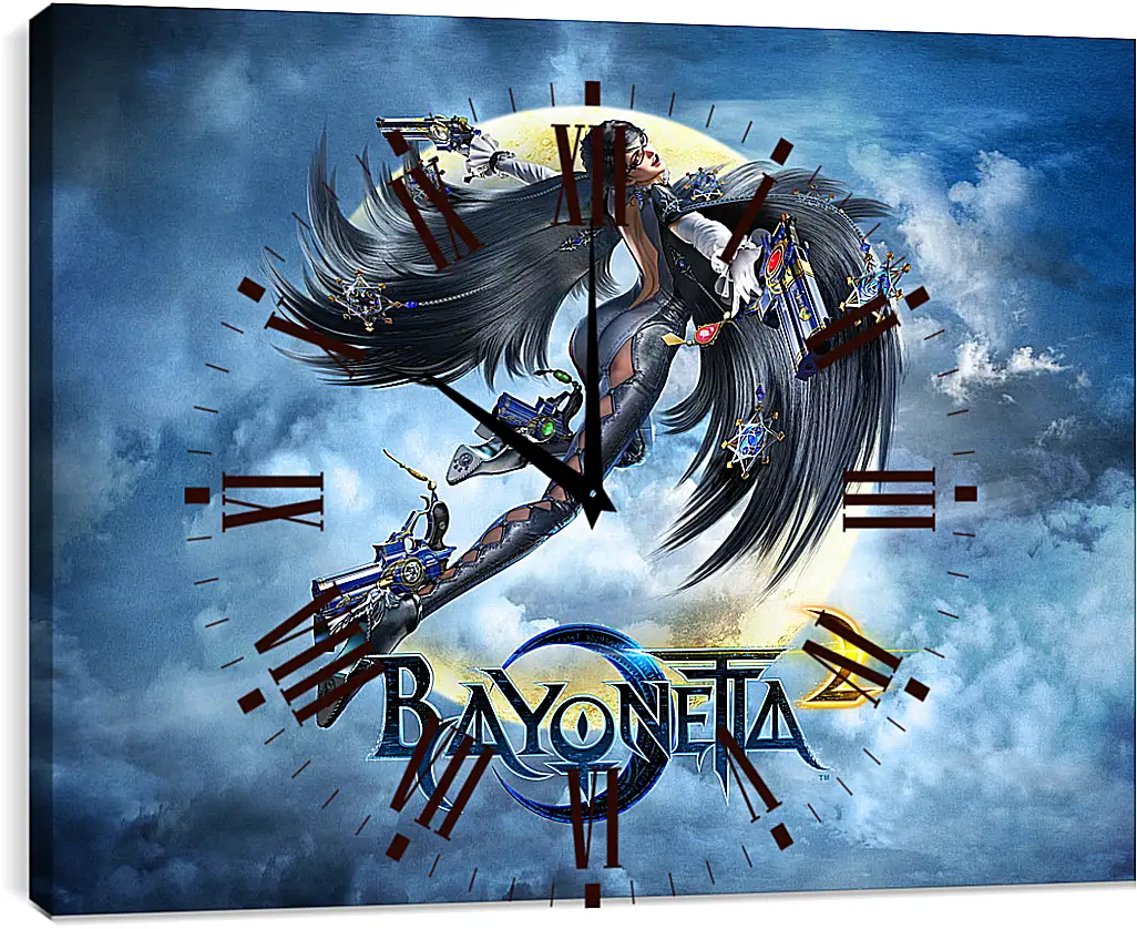 Часы картина - Bayonetta 2
