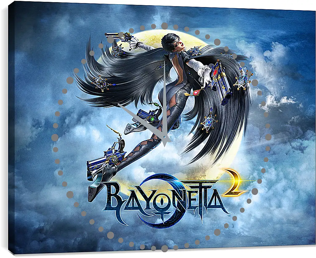 Часы картина - Bayonetta 2
