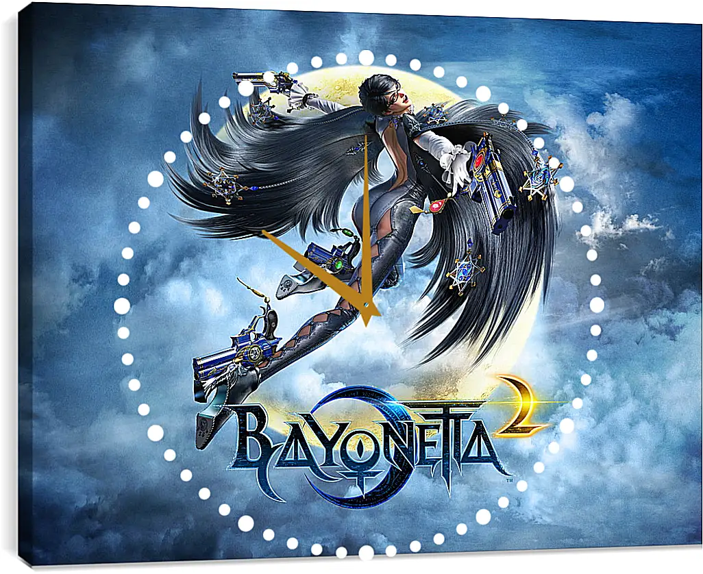 Часы картина - Bayonetta 2
