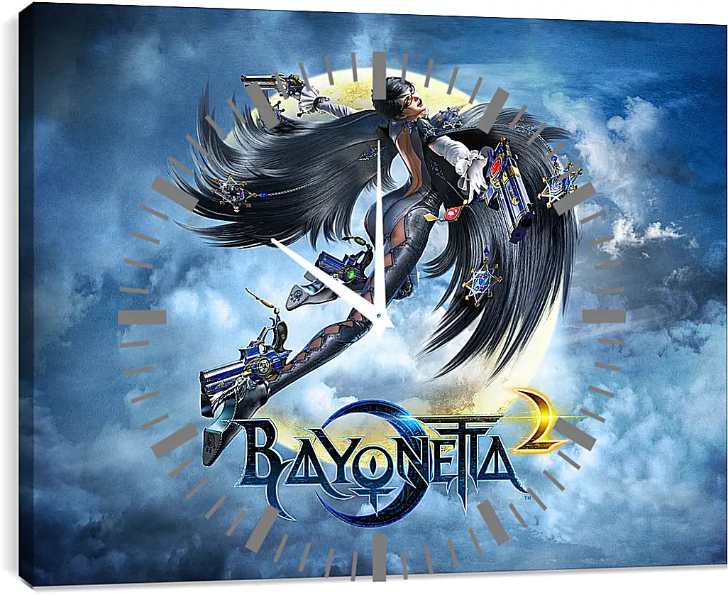 Часы картина - Bayonetta 2
