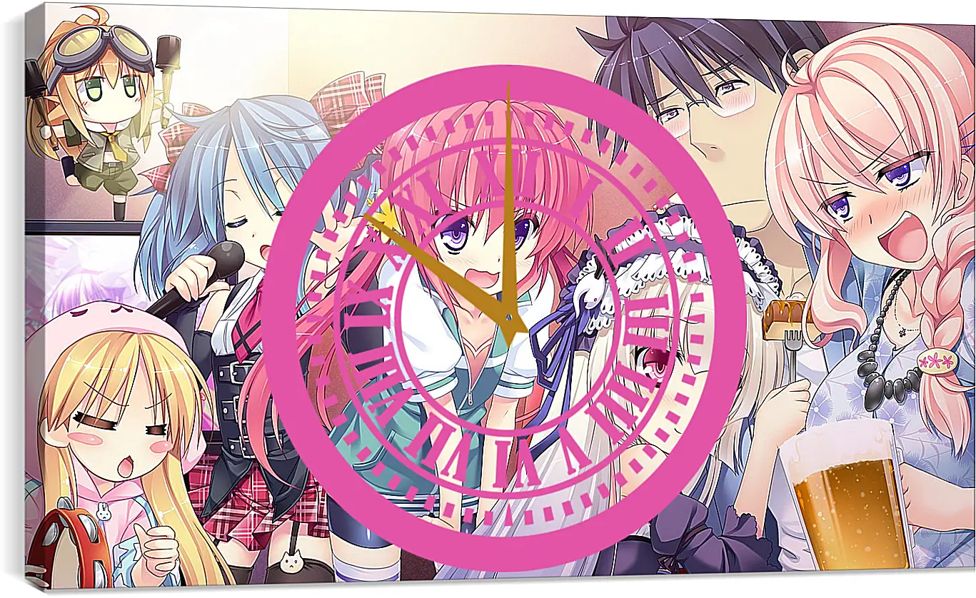 Часы картина - Otama! ~otaku Nakama Wa Chikkoi Mania~
