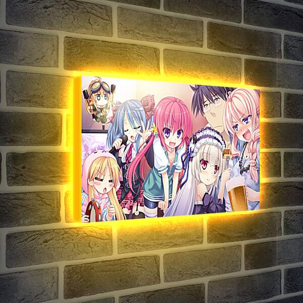 Лайтбокс световая панель - Otama! ~otaku Nakama Wa Chikkoi Mania~
