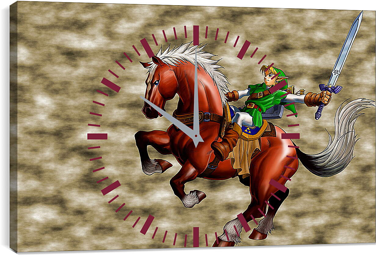 Часы картина - The Legend Of Zelda

