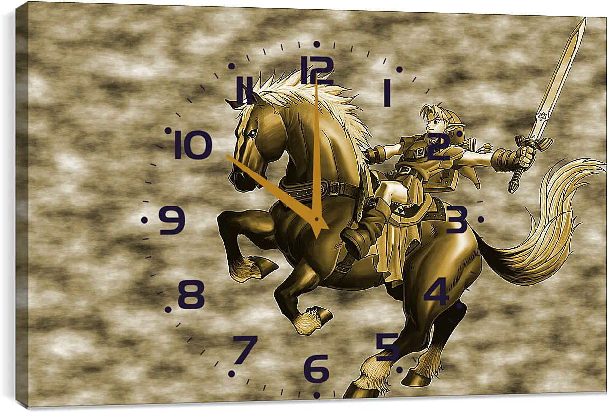 Часы картина - The Legend Of Zelda
